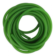 Q4070 5M Naturlatex Gummislang Stretch Elastisk Utomhusjakt Fluorescerande Grön