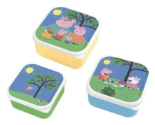 Lunchbox 3 st Peppa Pig