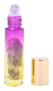 Glas Roll On Flaska 10ml Eterisk Olja Röd Gul Förvaringsbehållare