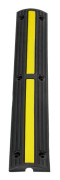 Kabelskyddsramp, 100x15x3,1 cm, Svart, Gummi