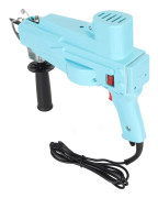 2 i 1 Matta Tuftningsmaskin Klipplugg Öglugg Justerbar Hastighet Mattpistol Maskin med 360 Graders UK Plug