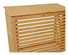 Eden Wood värmepumpskåpa - trä, natur