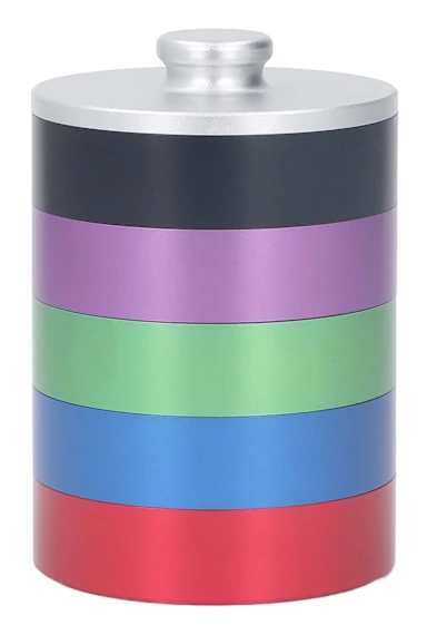 Klockoljeburk Aluminiumlegering 5 lager Klockoljetvättcylinder Rengöring Reparation Förvaringslåda Tillbehör