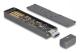 Delock - Förvaringslåda - external enclosure for M.2 NVME PCIe SSD or SATA SSD with USB 10 Gbps Type-A male - M.2 - M.2 NVMe Card / SATA 6Gb/s - US...