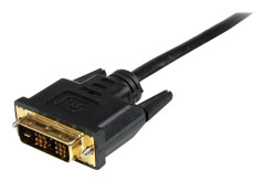 StarTech.com 6ft (1.8m) HDMI to DVI Cable, DVI-D to HDMI Display Cable (1920x1200p), Black, 19 Pin HDMI Male to DVI-D Male Cable Adapter, Digital M...
