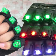 Laser Laser LED Lysande Handskar Flerpunkts Tillbehör Scenljus Scenutrustning Laserhuvud Performance Bar Handskar Average size 0.15KG a pair