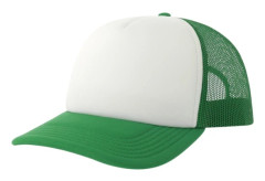 Atlantis Unisex Vuxen Rapper-S 5 Panel Återvunnen Truckerkeps med Mellanvisir