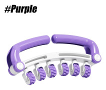 Cellulitmassageverktyg Lymfdränage Roller Lindra Muskelsmärta Anti-Cellulit Massager för Kroppsvård violett