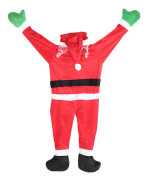 Julgransprydnad i flanell med tomtekläder för juldekoration