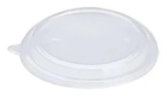 Lock till salladsskål rund Ø 150 höjd 10 A-PET transparent 20 oz, förpackning a 50 st livsmedelsgodkänd