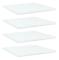 Hyllplan 4 st vit 40x40x1,5 cm konstruerat trä