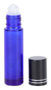 10 ml Tomma Roll-on Flaskor Återanvändbara Läckagesäkra Massage Rollerflaskor Bärbara Glasflaskor