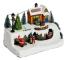 Julby "Treehouse Town" med ljus och musik, batteri NORDIC WINTER (780-521)