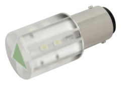 CML 18560351 LED-signallampa Grön BA15d 24 V/DC, 24 V/AC 1050 mcd