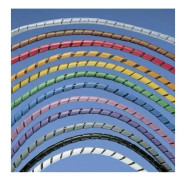 Panduit T25F-C, Blå, Polyeten, 6,4 mm, 1 styck