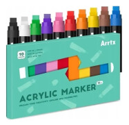 ARRTX akrylliknande märkpenna - Jumbo, 10 färger