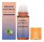 Organic Castor Oil Roll-On with Rose Quartz Cold Pressed, Hexane-Free, Easy Application for Skin, Eyebrows and Eyelashes, 100% Pure