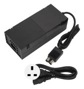 Nätadapter Strömförsörjning Lågbrusig Kabel LED-indikator för Xbox One-konsol 100‑240V UK-kontakt