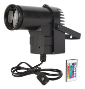 Stage Spotlight Adjustable Angle Remote Control for Party Wedding 10W 95-240V US Plug