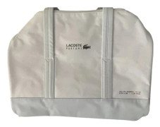 Lacoste, Eau de Lacoste L.12.12, polyester, väska, helgväska, vit, unisex, 16 x 10 x 10 tum