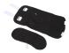 Reusable Castor Oil Pack Leakproof Adjustable Essential Oil Compression Wrap for Neck Waist Black