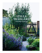 Stilla trädgård i stormigt landskap