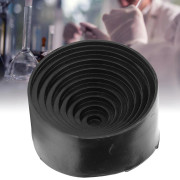 Diameter 90 mm 3,54 tum Laboratoriekolvstativ Svart Gummi Rund Kolvstöd Bas