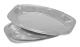 Serveringsfat ABENA 43,5x29x2,3 cm silver aluminium