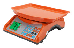 Elektronisk Våg Högupplöst Display Vattentät Liten 30kg Elektronisk Prissättningsvåg 1g Hög EU Plug