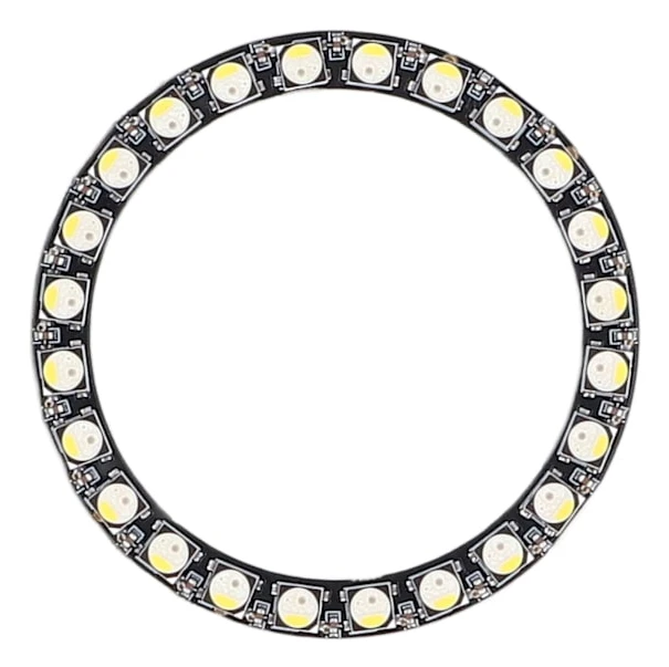 RGB LED Ring Lamp Board 24 Bit SK6812 32 färger Bländande och fluorescerande vit LED Ring Circle Light