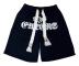 Shorts Lösa Raka Fempunktsbyxor Modetrend Sweatpants Herr- och Dam Mellanlånga Byxor Casual Mellanlånga Byxor Zixia 2XL svart