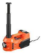 Elektrisk domkraft med pump och mutterdragare, 5 ton, 292x120x155 mm