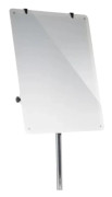 Glaswhiteboard flipover 106x75 cm magnetisk vit
