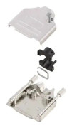 MH Connectors MHDTZK25-K D-sub hölje Antal poler: 25 Metall 180 ° Silver 1 st