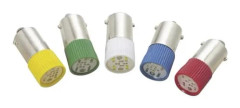 Barthelme 70113042 LED-signallampa röd BA9s 60 V/DC, 60 V/AC 0,8 lm