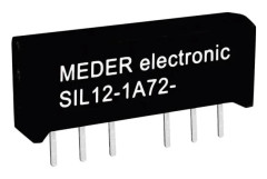 StandexMeder Electronics SIL12-1A72-71D reed-relä 1 x slutkontakt 12 V/DC 0.5 A 10 W SIL-4