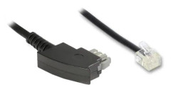 Good Connections TAE-N till RJ11 anslutningskabel 10 m modem svart