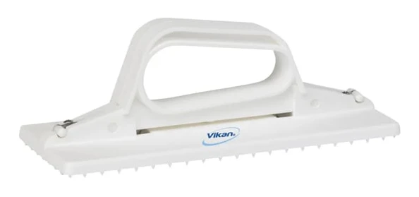 Vikan - Handhållen skurdynhållare - polypropylen, stainless steel - vit - paket med 10