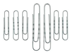 Wedo 124 75100, Galvaniserad metall, Silver, 77 mm, 100 styck