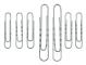 Wedo 124 75100, Galvaniserad metall, Silver, 77 mm, 100 styck