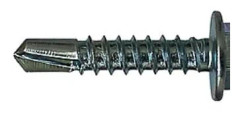 Fischer plåtskruv FRS-HTB - 4,2x16 mm, elförz., sexk. huvud m/fläns, borrspets, 200 st