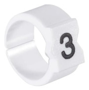 TE Connectivity STD12W-1 – märkningsklämma, pressad, utvändig diametervidd 4,50 till 6 mm, 028690-000