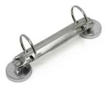 Ringmekanism Plast Petter magnetisk 30 mm silver