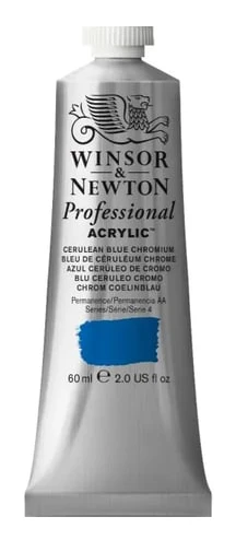 Winsor & Newton Professional Acrylic, 60 ml, Blå, Rör