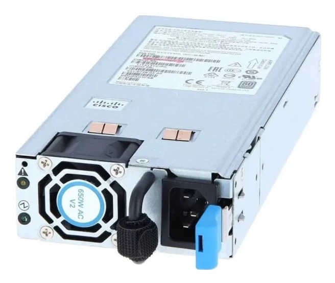 Cisco - Nätaggregat - hot-plug/redundant (insticksmodul) - AC 200-240 V - 650 Watt - för Nexus 3264Q, 93108TC-EX (650 Watt), 93180YC-FX (650 Watt),...