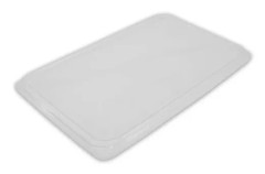 Lock till plastbricka Færch rektangulär 268 x 328 x 28 mm PET transparent kartong à 110 st livsmedelsgodkänd