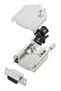 Amphenol D-SUB stift-/hylslist-sats 180° Polzahl: 9 lödbecher 1 st (L17DTZK09+L77SDE09S)