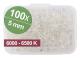Quadrios LED-sortiment kallvit Rund 5 mm 14000 mcd 35 ° 20 mA 3.0 V Box