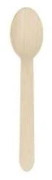 Slitsad sked Verive L160mm Vaxat trä FSC Natur, 50 st x 100 st/krt