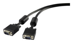 Renkforce RF-4212492, 0,5 m, VGA (D-Sub), VGA (D-Sub), Hanstik, Hanstik, Svart